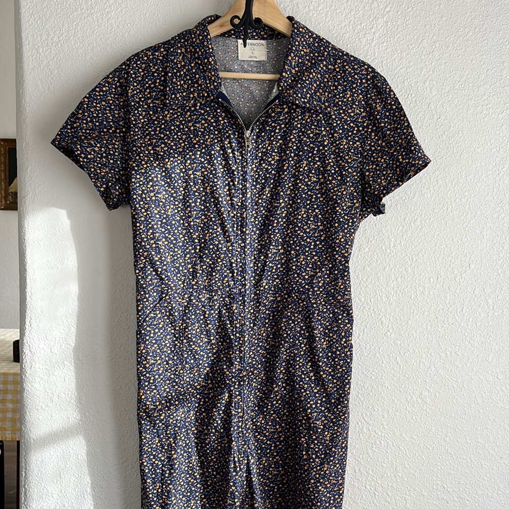 Dark floral jumpsuit